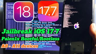 Jailbeak iPhoneiPad iOS 18177  iOS 15 use Palen1X RootlessRootful got successful for on Widows [upl. by Flight]