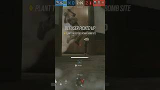 2 claymores 2 kills and 1 dronehole 😂 rainbowsixsiege r6s r6siege r6 clubhouse echo valkyrie [upl. by Adarbil]