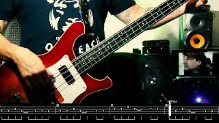 New Years Day Bass Cover Tab U2 [upl. by Nyllij]