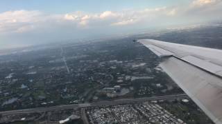 Delta MD90 Landing and Taxi into Fort Lauderdale [upl. by Bergmans]