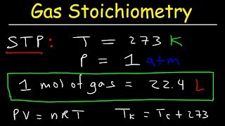 Gas Stoichiometry Problems [upl. by Notsecnirp]