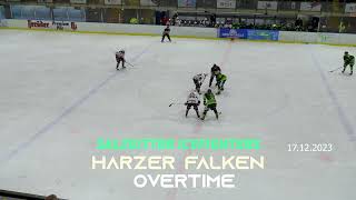 Overtime Salzgitter Icefighters Harzer Falken 17 12 2023 [upl. by Loralee]