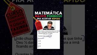 Matemática Macete Poderoso matematica [upl. by Aivun371]