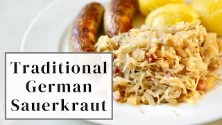 German Sauerkraut Recipe with Bacon [upl. by Nahsad]