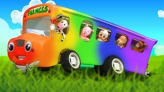 Колеса на автобусе  образовательная песня  детские стихи  Kids Song  The Wheels On The Bus [upl. by Tjon]