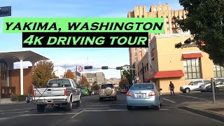 Yakima Washington  4k Driving Tour  Dashcam [upl. by Aicirtan]