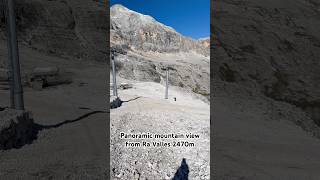 Tofana 3244m to Cristallo 3221m is the Panoramic mountain view from Ra Valles at 2470m above Cortina [upl. by Hsatan]