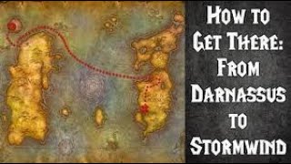 How to get to Stormwind From Darnassus Classic Vanilla SoD [upl. by Niple]