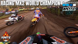 Chasing the MX2 World Champion Around Hawkstone Park [upl. by Vic449]