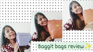 Baggit bags review ✨ Myntra handbags haul ✨🧡 [upl. by Ernest28]