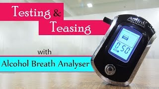 ALC Smart Digital LCD Breath Analyzer Alcohol Tester  AT6000 Review  Check Alcohol Levels [upl. by Damales]