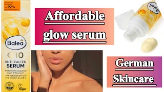 I Tried An Affordable Q10 Glow Serum From Germany Review [upl. by Juditha]