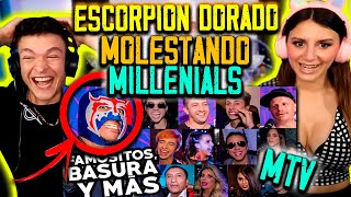 🇲🇽 REACCION a ESCORPION DORADO SUELTO MOLESTANDO MILLENIALS en MTV JuanPaZuritaFacundo DanaPaola [upl. by Cilo647]