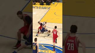 Caleb Seth With A Alleyoop Pass To Scott Seth For A Dunk Vs Rockets First Round G1 [upl. by Nauqe]