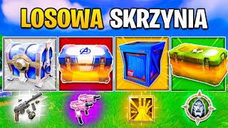 LOSOWA SKRZYNKA CHALLENGE w Fortnite [upl. by Navillus]