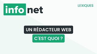 Un rédacteur web cest quoi  définition aide lexique tuto explication [upl. by Enivid502]