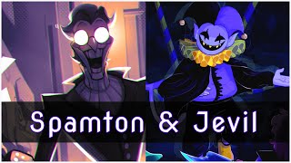 Deltarune Remix BIG SHOT CIRCUS Spamton amp Jevil Mashup [upl. by Lilith]