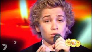 12 yr old sings Hallelujah LIVE on National television [upl. by Lagiba]