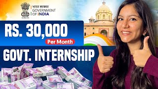 Earn ₹30000month Government Internship  Government Internship 2023 with Stipend 💵 [upl. by Ruomyes]