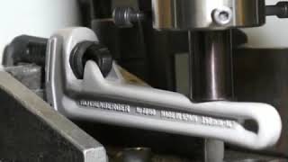 Rothenberger Pipe Wrench CRASHTEST with a load of 12 tons [upl. by Wey]