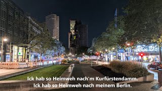 Die 3 Travelers  Heimweh nachm Kurfürstendamm Lyrics [upl. by Findley]