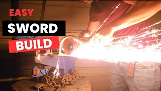 HOW TO MAKE A SWORD WITHOUT FORGING [upl. by Suissac287]