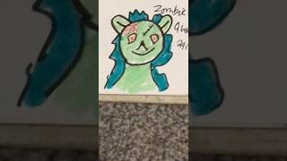 Zombie Hedgehog day 29 of inktober2024 hedgehog cute trending viralvideo [upl. by Maida]