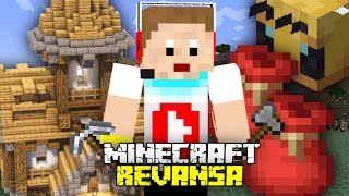 Casa ALBINA BLOCATA si Saculeti Rosi  Minecraft Revansa  Ep 1 [upl. by Siraf]