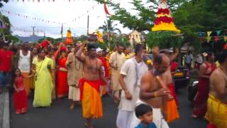 Fire walking ceremony at Quatre Bornes  MAURITIUS [upl. by Oakley991]