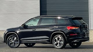 Skoda NEW Kodiaq 2023 Sportline in 4K Black Magic Metal 19 Inch Triglav Walk around amp detail inside [upl. by Iru39]