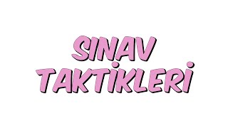 4dkda SINAV TAKTİKLERİ [upl. by Nnaylloh541]