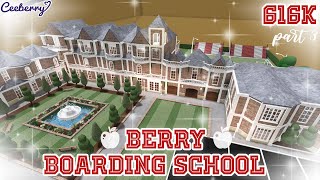 Bloxburg  Berry Boarding School Part 3  Speed Build [upl. by Almeria]