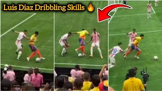 Luis Diaz dribbling 3 defenders during Colombia Vs Paraguay 🔥🇨🇴 [upl. by Noed]