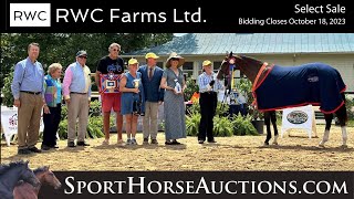 RWC Farms Ltd Select Sale at SportHorseAuctionscom [upl. by Eldreda]