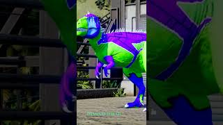 Superhero Dinosaur Battle Wolverine vs Spiderman Megalodon amp Spinosaurus dinosaurbattle dinosaur [upl. by Emmalee]