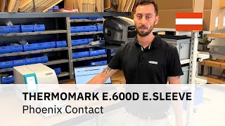 Schnelle Schrumpfschlauchbedruckung und aufbringung mit dem THERMOMARK ESERIES ESLEEVE [upl. by Irabaj]