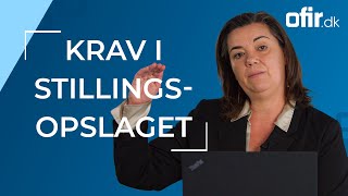 Del 4 Dos amp Donts i din jobansøgning  Brug kravene fra stillingsopslaget [upl. by Nylodnarb233]