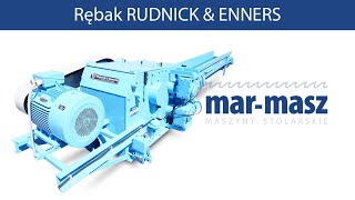 Rębak Rozdrabniacz RUDNICK amp ENNERS  MarMasz  Woodworking Machines [upl. by Ttennej]