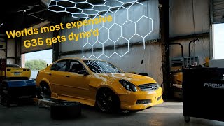 2JZ G35 Drift Car gets dynod [upl. by Duarte]