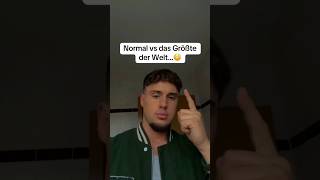 Normal vs das Größte der Welt…😳  foryou fakten trending deutsch fypシ゚viral fy trend fyp [upl. by Hayn]