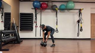 Double Kettlebell Clean and Press [upl. by Alarise]