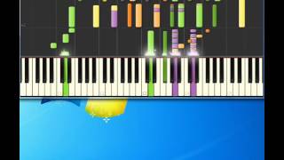 Boyzone When The Going Gets Tough Piano tutorial by Synthesia [upl. by Parthena]