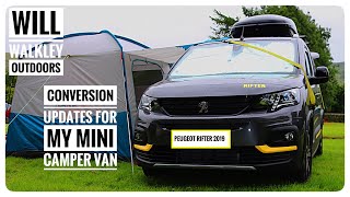 Conversion updates to my mini camper van [upl. by Spatz]