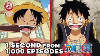 1 Second from 1000 Episodes of One Piece [upl. by Culliton833]