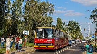 Przejazd Ikarus 28037 6954 MZA Warszawa  Linia DTP [upl. by Eniarda]