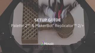 Setup Guide MakerBot® Replicator™ 2 with Palette 2™ [upl. by Adroj]