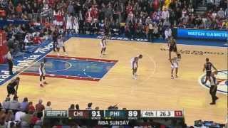 Derrick Rose Highlights vs Sixers 3412 HD [upl. by Iinde]