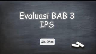 Evaluasi BAB 3 IPS Kelas 7 Aktivitas Manusia Dalam Memenuhi Kebutuhan [upl. by Sevein369]