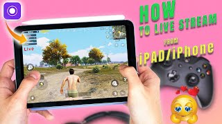 How To Live Stream From iPad or iPhone on YouTube🔥 Best PUBG Gaming Streaming App for iPhone [upl. by Wycoff]