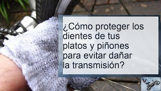 ¿Cómo proteger los dientes de tus platos y piñones para evitar dañar la transmisión [upl. by Otreblanauj342]